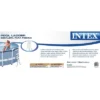 Intex 10ft X 30in Metal Frame Above Ground Pool & Intex Steel Frame Pool Ladder