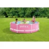 Intex PINK Metal Frame 8FT X 30IN Above Ground Pool Set With Pump