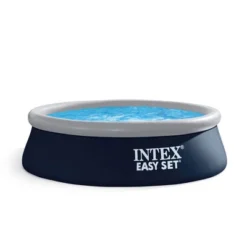 Intex Easy Set Inflatable Puncture Resistant Circular Above Ground Portable Outdoor Family Swimming Pool With Filter -Intex GUEST eefe7157 2443 44b1 8112 7d85de320250