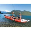 Intex Excursion Pro Inflatable 2 Person Vinyl Kayak With 2 Oars And Pump - Red