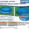 Intex 12-Foot Easy Set And Metal Frame Swimming Pool Solar Cover Tarp (2 Pack)