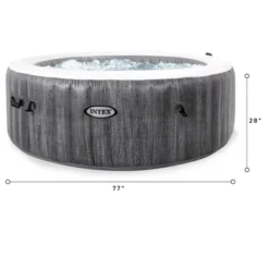 Intex PureSpa Plus 6 Person Portable Inflatable Round Hot Tub Spa With 170 Bubble Jets And Built In Heater Pump -Intex GUEST f820df34 edb4 44a1 bd34 81fc0df346a1