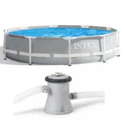 INTEX 10ft X 30in Prism Frame Pool Set With Filter Pump