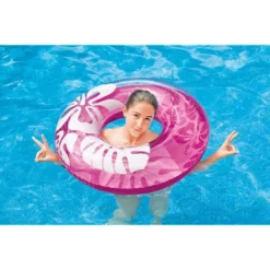 Intex Colorful Transparent Inflatable Swimming Pool Tube Raft | 59251EP -Intex GUEST fba7ba0f a7dd 45cb 8570 0bd21c7168ba