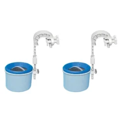 Intex Deluxe Wall Mounted Pool Surface Automatic Skimmer With Removable Strainer Basket For 800+ GPH Pumps, Above-Ground Pool Accessory, 2 Pack -Intex GUEST fc77347f baa4 4e4a aad7 c1612cec0815